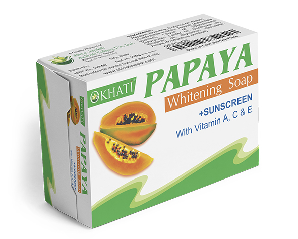 Okhati Papaya Whitening Soap